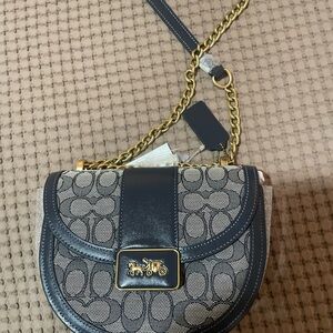 crossbody Coach Navy blue